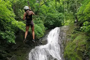 Tour image of Ultimate Shore Excursion: Zipline Over 11 Waterfalls (Caldera)