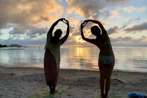 Tour image of Private beach yoga where you can feel nature and the earth on Ishigaki Island