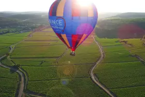 Tour image of Hot air balloon flight in Beaune