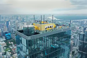 Tour image of [Direct Entry] Mahanakhon SkyWalk Sunset View Tickets with Rooftop Access & Meals or Drinks