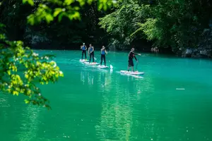 Tour image of Half-Day Private SUP along Soca River