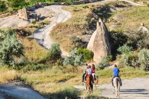 Tour image of Cappadocia Sunset Horse Riding through the Valleys and Fairy Chimneys