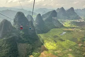 Tour image of 1-Day Tour: Yangshuo Yulong Bamboo Boat and Ruyi Peak Cable Car