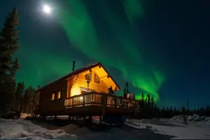 Tour image of Best Alaskan Cabin Aurora Viewing with Photography @Aurora Camp
