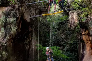 Tour image of Guachipelin Adventure Volcano Zipline Horseback River Tubing Combo