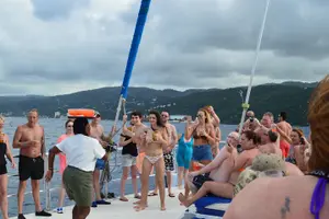 Tour image of Jamaica Dunn's River Falls Party Cruise with Snorkeling