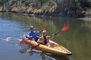 Tour image of 2 Person Inflatable Kayak Full-Day Rental - Transporting is required