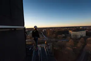 Tour image of Roofwalking on the worlds greatest pink castle!