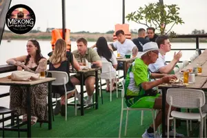 Tour image of Phnom Penh: Sunset Cruise-Freeflow Beers,Soft Drinks & BBQ Buffet