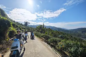Tour image of scooter and hiking trip in the rainforest