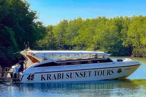 Tour image of From Krabi: Phi Phi Island & 4 Islands Sunset Day Tour by Speedboat with Lunch & Transfers