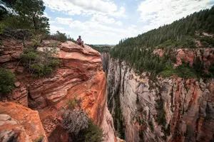 Tour image of Above Zion Via Ferrata - Open Group Climb