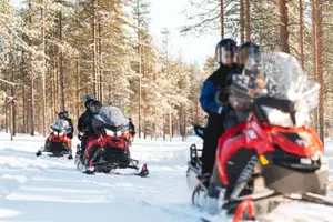 Tour image of Beginner Snowmobile Safari in Levi