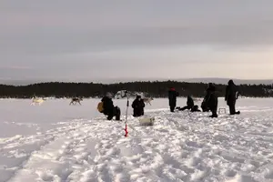 Tour image of From Saariselkä: Ice Fishing Tour to Lake Inari, reindeers &lunch