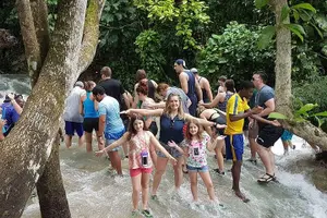 Tour image of Falls Flyer Zipline and Dunn's River Falls Adventure Tour from Kingston