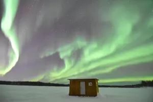 Tour image of Aurora Borealis Viewing and Ice Fishing Adventure