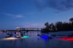 Tour image of Sunset and Glow Clear Kayak Tour in North Naples