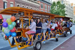Tour image of Murals & Mimosas - Cowtown Cycle Party BYOB Public Tour