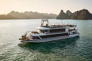 Tour image of Halong Bay Day Tour By Diamond 5-Star Cruise, Buffet, Caves, Pool