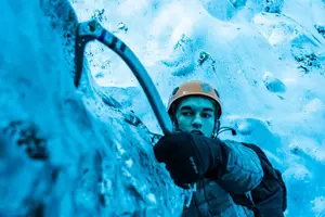 Tour image of Winter Ice Cave + Climbing Private Photoshoot - 20 Shot Package