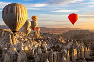 Tour image of Sunrise Hot-air Balloon in Magical Cappadocia with Breakfast and Champagne