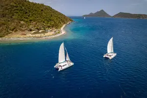 Tour image of Jost Van Dyke, Sandy Spit and White bay sailing tour in the BVI