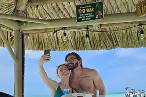Tour image of Key West Tiki Bar Boat to Popular Sand Bar with Turquoise Waters