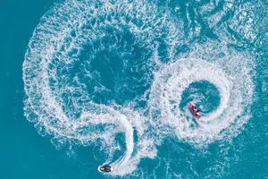 Tour image of 1 hour Luquillo Guided Jet Ski Tour to Las Picuas