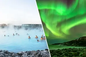 Tour image of From Reykjavik: Blue Lagoon Admission Tickets + Northern Lights Tour