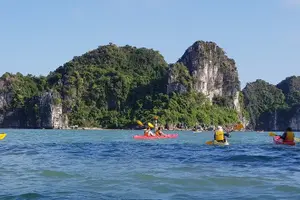 Tour image of Ha Long Bay Day Cruise, Cave, Kayaking, Swimming, Bus & Lunch