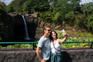 Tour image of Big Island Highlights: Coffee, Volcano, Black Sands & Waterfall