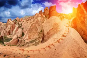 Tour image of Red Valley Hiking and Underground City Tour