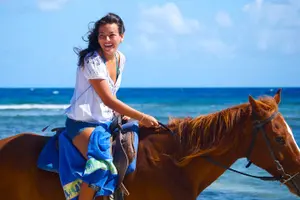 Tour image of Sand n Saddle Horseback Ride & Swim Tour from Runaway Bay