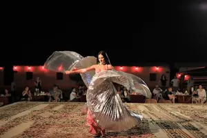 Tour image of High Red Dunes with Camel Ride, Sandboarding, Falcon Show and VIP BBQ Dinner