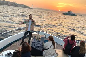 Tour image of Sunset or Daytime Istanbul Guided Luxury Yacht Cruise with Snacks