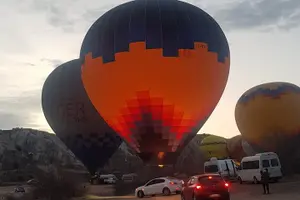 Tour image of Pamukkale Hot Air Balloon Hierpolis View