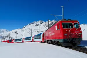 Tour image of Glacier Express Panoramic Train Round Trip in one Day Private Tour from Bern
