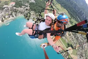 Tour image of Paragliding experience for children over Lake Annecy