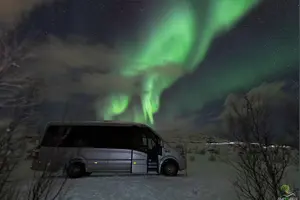 Tour image of Northern Lights by Minibus. Photos Under the Lights included. Tromso