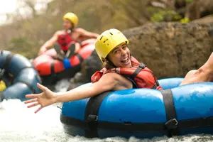 Tour image of Guachipelin Zipline, River Tubing, Horseback Ride, Hot springs & Lunch Combo