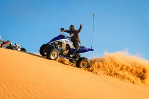 Tour image of Doha Desert Safari Dune bashing,Sandboarding,CamelRide,Inland Sea