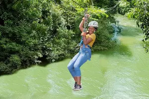 Tour image of Triple Activity Limo Tour -- Xunantunich Ruins, Cave Tubing & Zip Lining
