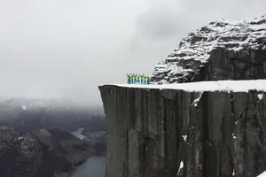 Tour image of Guided winter hike to Pulpit Rock Preikestolen