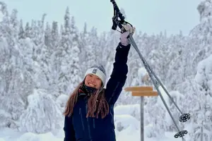 Tour image of Levi: Lakeside forest snowshoeing