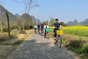 Tour image of Private Half-Day Bike and Bamboo Raft Tour in Yangshuo