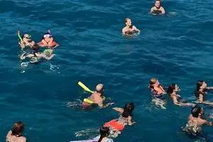 Tour image of 2.5 hour Glass Bottom Boat Trip, Snorkeling, Sliding and Fun