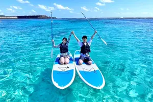 Tour image of [Okinawa Miyako] SUP or Canoe Tour with a Spectacular Beach!