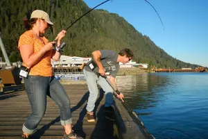 Tour image of Juneau Shore Fishing for Alaskan Salmon