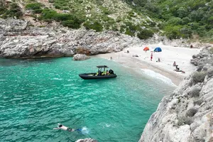 Tour image of Blue Cave & Grama Bay Beaches & Caves Small-Group Speedboat Tour