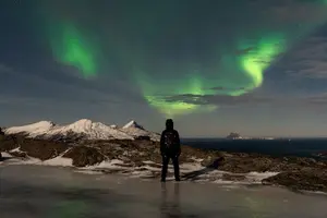 Tour image of eBike Northern Lights tour by the bonfire